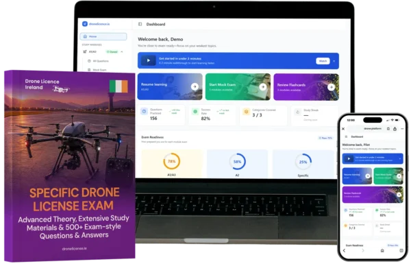Specific Category Drone Licence Combo – Full Course, Training Materials & E-Learning Platform